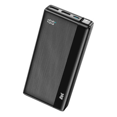 Itel PowerPulse 20W Fast Charging 20000mAh Power Bank With Flash - A1460