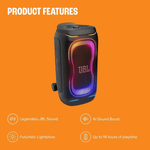 JBL PartyBox 330 Portable Bluetooth Party Speaker – Black