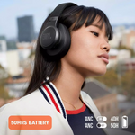 JBL Tune 660NC Noise Canceling Wireless On-Ear Headphones – Black