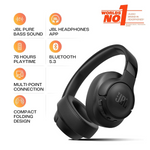 JBL Tune 720BT Wireless Over Ear Headphones with 76 Hours Playtime Dual Pairing & Bluetooth 5.3