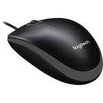 Logitech B100 Optical USB Mouse - Wired