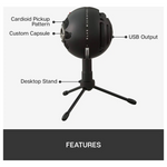 Logitech Blue Snowball ICE USB Microphone - Black