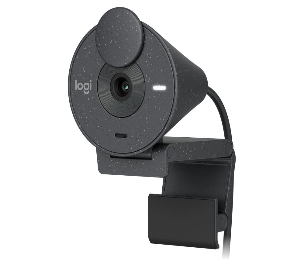 Logitech Brio 305 Business Series Full HD 1080p USB-C Webcam With Privacy Shutter - Graphite