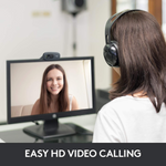 Logitech C270 HD Webcam 720p With Noise Reducing Mic