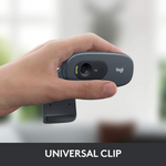 Logitech C270 HD Webcam 720p With Noise Reducing Mic