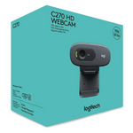 Logitech C270 HD Webcam 720p With Noise Reducing Mic