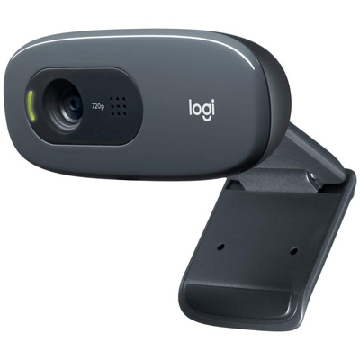 Logitech C270 HD Webcam 720p With Noise Reducing Mic
