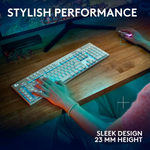 Logitech G915 X Tactile LightSpeed Wireless RGB Mechanical - White
