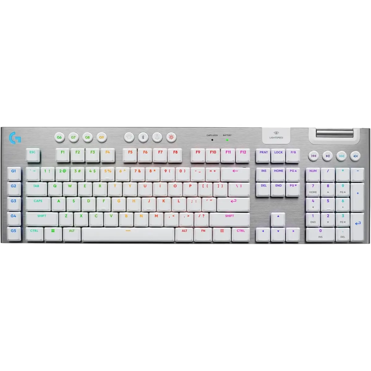 Logitech G915 X Tactile LightSpeed Wireless RGB Mechanical - White