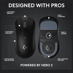 Logitech G PRO X Superlight 2C Compact Wireless Gaming Mouse - Black