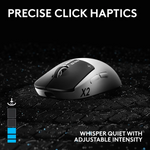 Logitech G PRO X2 SUPERSTRIKE Wireless Gaming Mouse – Lunar Eclipse