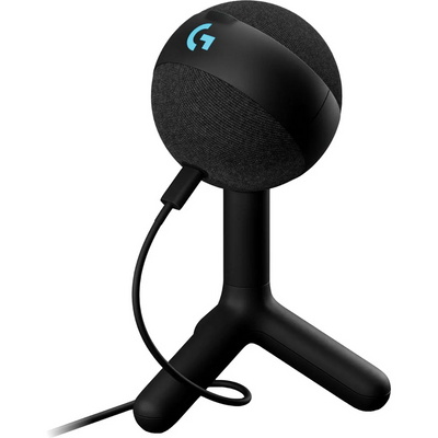 Logitech G Yeti Orb RGB Condenser USB Gaming Microphone - Black