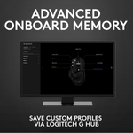 Logitech G502 HERO Lightsync Wired Gaming Mouse -Black