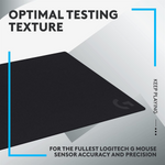 Logitech G640 Large Cloth Gaming Mouse Pad - Black