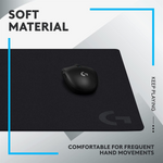 Logitech G640 Large Cloth Gaming Mouse Pad - Black