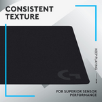 Logitech G640 Large Cloth Gaming Mouse Pad - Black