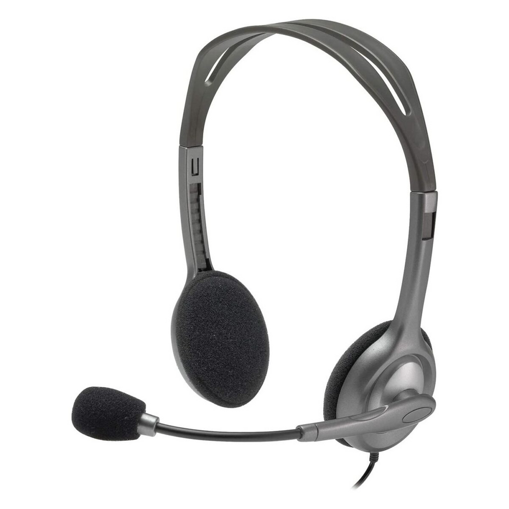 Logitech H110 Stereo Dual Pin 3.5mm Headset - product view