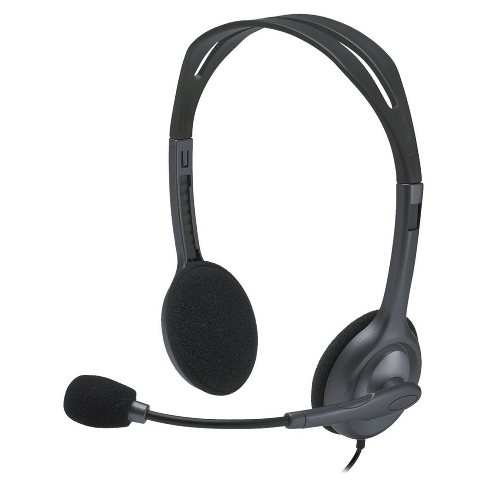 Logitech H111 Single Pin Stereo Headset - product view