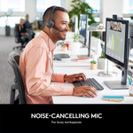 Logitech H340 USB Stereo Noise-Canceling Headset