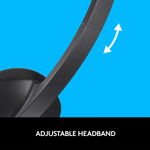 Logitech H340 USB Stereo Noise-Canceling Headset