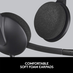 Logitech H340 USB Stereo Noise-Canceling Headset