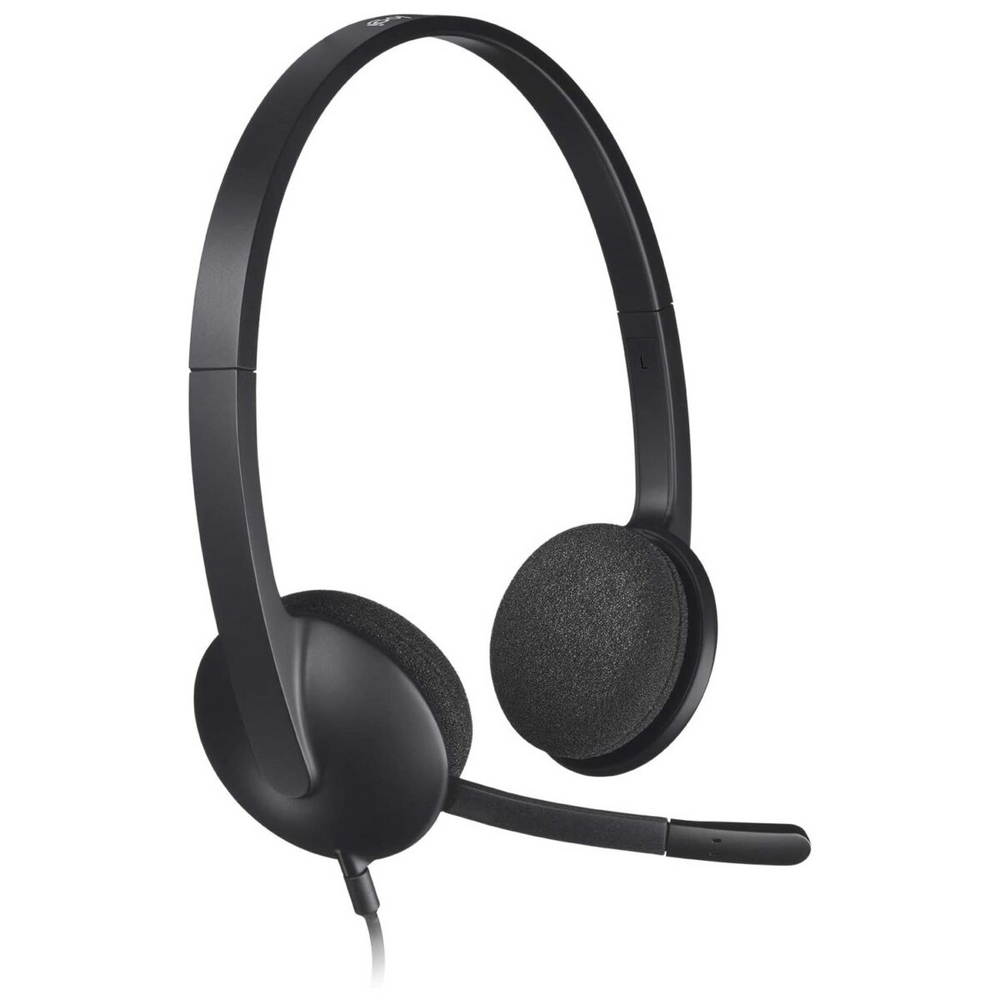 Logitech H340 USB Stereo Noise-Canceling Headset - product view