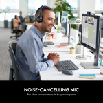 Logitech H390 USB Stereo Headset with Noise Canceling Mic