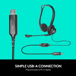 Logitech H960 USB Wired Headset