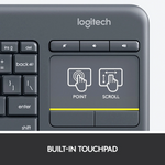 Logitech K400 Plus Touch Wireless Keyboard