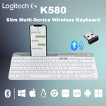 Logitech K580 Slim Multi-Device Wireless/bluetooth Keyboard - Graphite