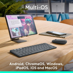 Logitech Keys-to-Go 2 Bluetooth Wireless Tablet Keyboard with Built-in Cover - Graphite