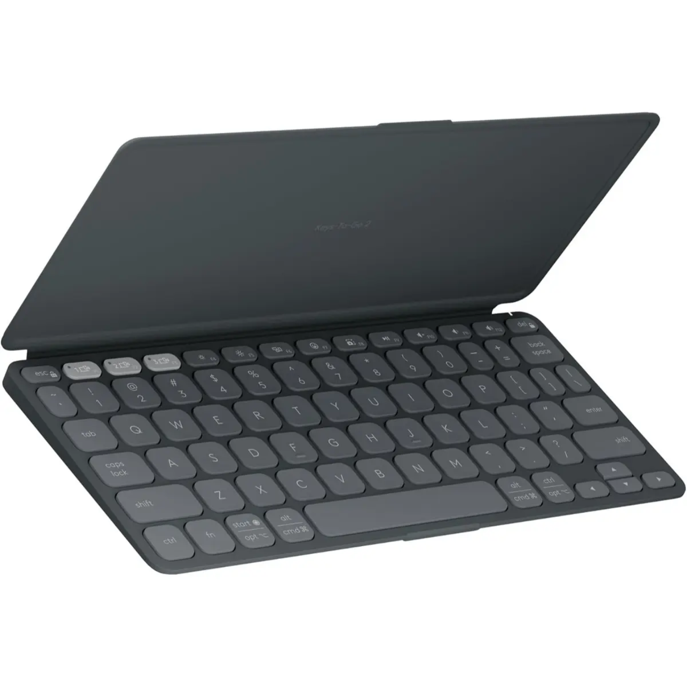 Logitech Keys-to-Go 2 Bluetooth Wireless Tablet Keyboard with Built-in Cover - Graphite