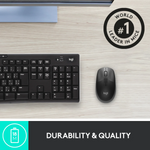 Logitech M190 Full Size Wireless Mouse - Grey