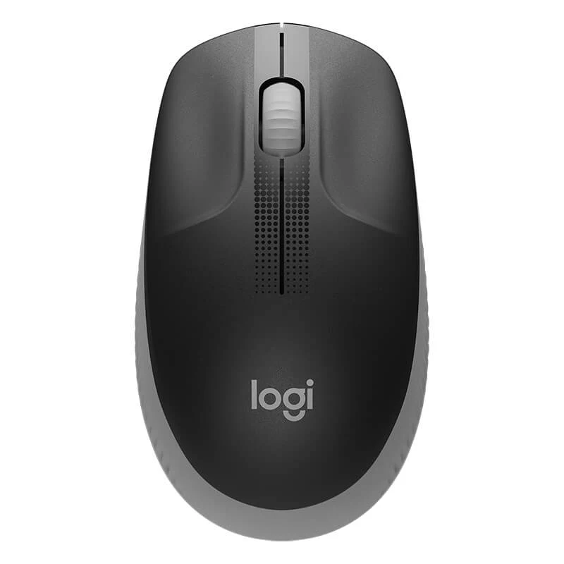 Logitech M190 Full Size Wireless Mouse - Grey - product view