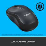 Logitech M221 Silent Wireless Mouse - Grey