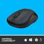 Logitech M221 Silent Wireless Mouse - Grey