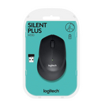 Logitech M330 Silent Plus Wireless Mouse - Black