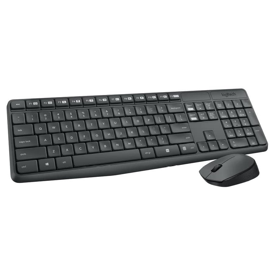 Logitech MK235 Wireless Keyboard & Mouse Combo Full-Size
