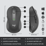 Logitech MK650 Signature Wireless Keyboard & Mouse Combo - Graphite