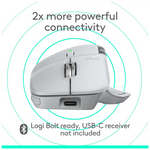 Logitech MX MASTER 4 For Mac - Pale Grey