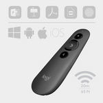 Logitech R500s Laser Presentation Pointer Remote - Graphite