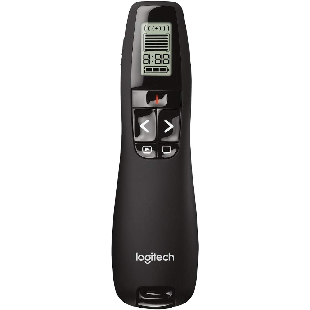 Logitech R800 Wireless Professional Laser Presenter Clicker Remote - Black