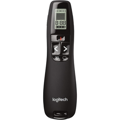 Logitech R800 Wireless Professional Laser Presenter Clicker Remote - Black