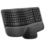 Logitech Wave Keys and Lift Wireless Combo - Graphite