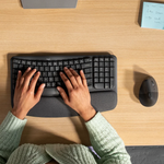 Logitech Wave Keys and Lift Wireless Combo - Graphite