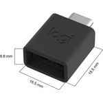 Logitech ZONE Wired USB-C Headset with USB-A Adaptor