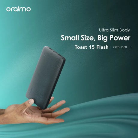 Oraimo 15W 10000mAh Fast Charging Power Bank - OPB-1100D