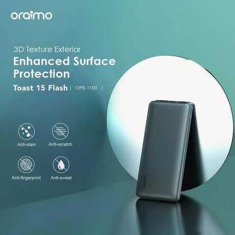Oraimo 15W 10000mAh Fast Charging Power Bank - OPB-1100D