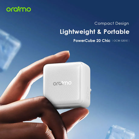 Oraimo 20W GaN Wall Charger Kit with Type-C to Lightning Cable – OCW-5201E-CL55