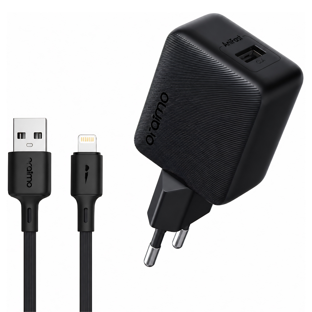 Oraimo Charger Kit Lightning-USB – OCW-5184E+L53